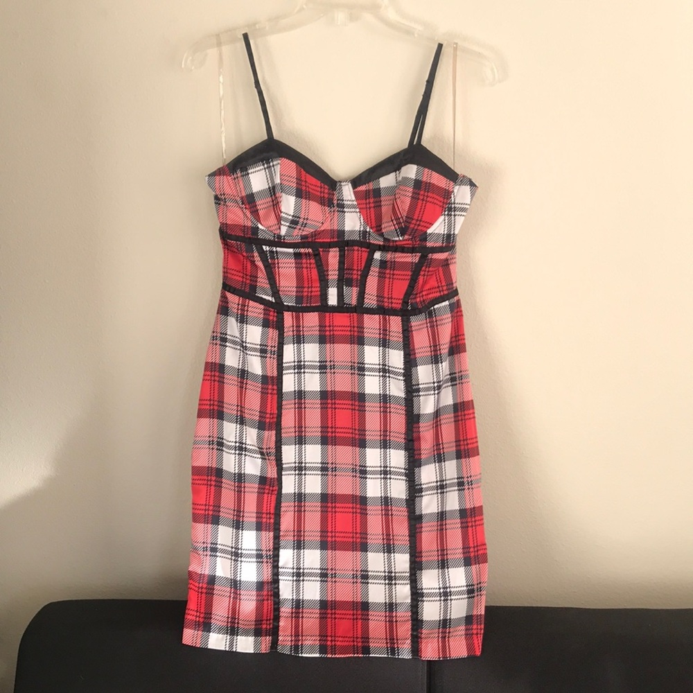 Plaid corset style dress - Do & Be